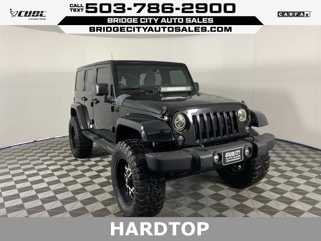 Black 2014 Jeep Wrangler Unlimited Sport for sale in Milwaukie, OR