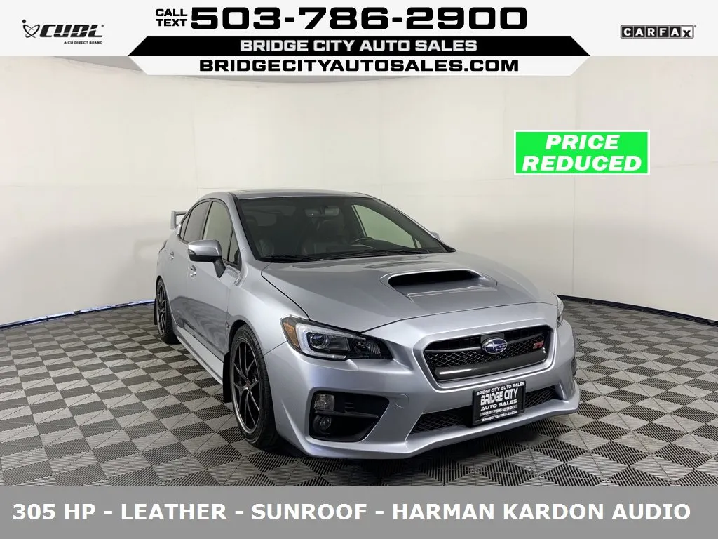 Silver 2017 Subaru WRX STI Limited for sale in Milwaukie, OR