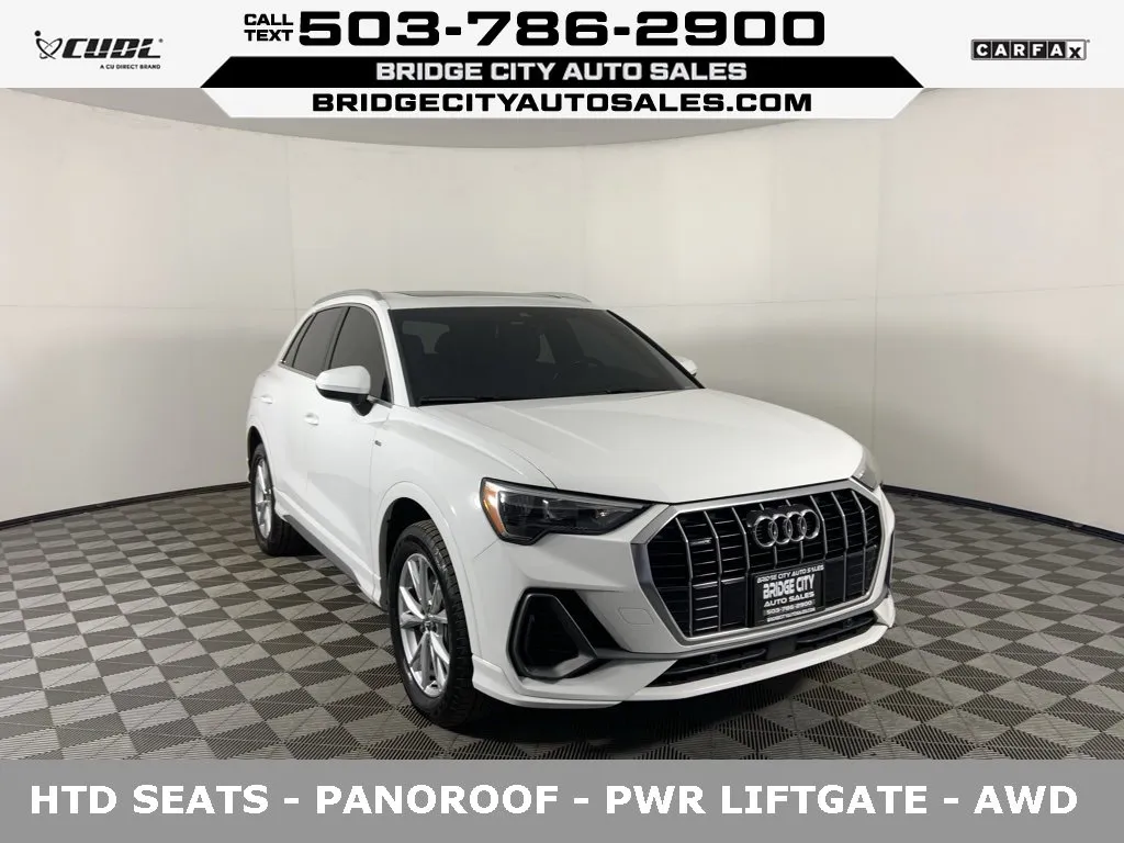 White 2021 Audi Q3 S line Premium for sale in Milwaukie, OR