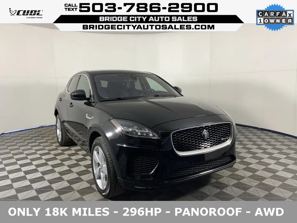 Black 2018 Jaguar E-PACE R-Dynamic SE for sale in Milwaukie, OR