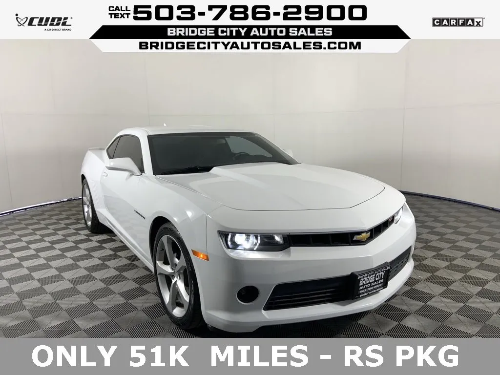 White 2015 Chevrolet Camaro LT for sale in Milwaukie, OR