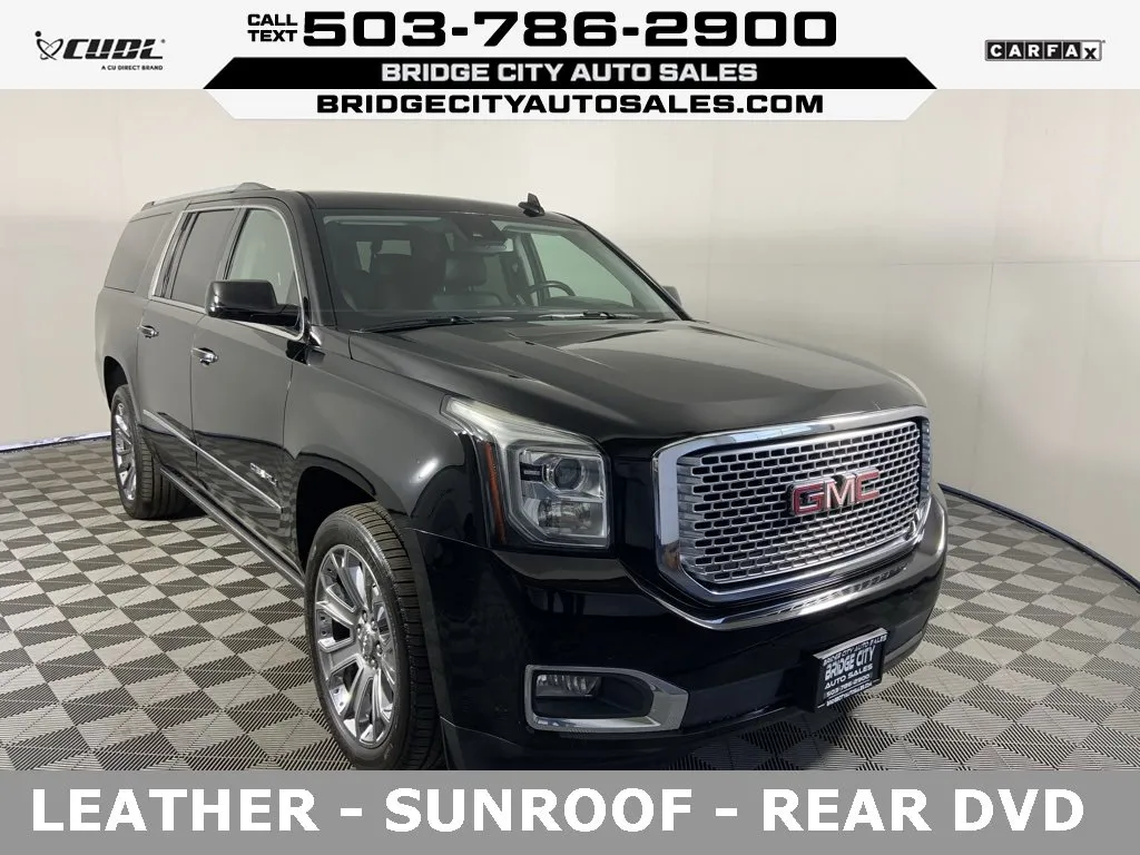 Black 2016 GMC Yukon XL Denali for sale in Milwaukie, OR