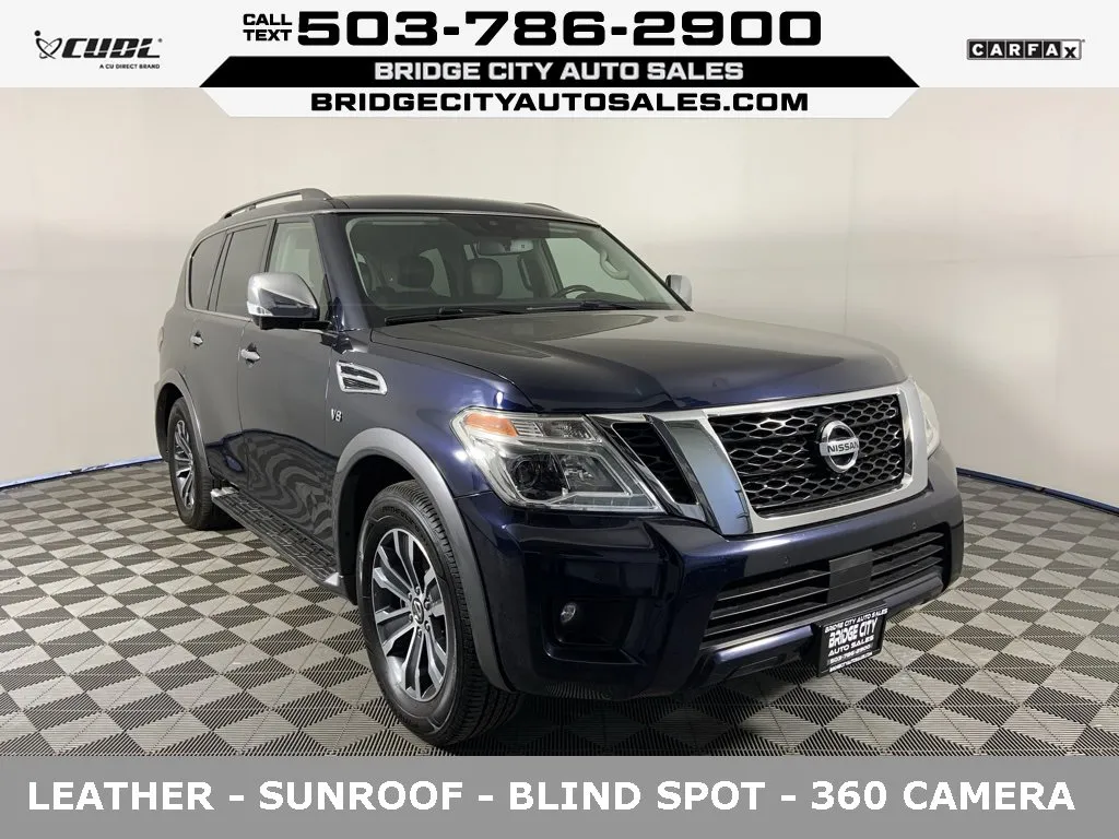 Blue 2019 Nissan Armada SL for sale in Milwaukie, OR