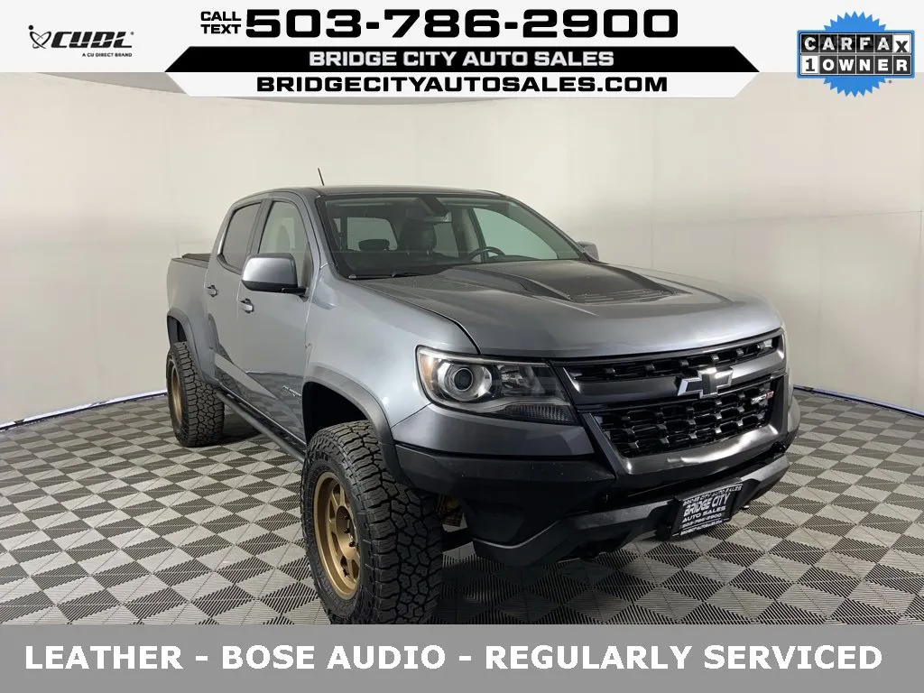 Gray 2018 Chevrolet Colorado 4WD ZR2 for sale in Milwaukie, OR