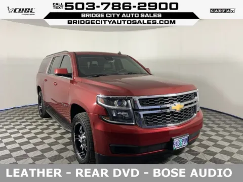 Red 2015 Chevrolet Suburban LT for sale in Milwaukie, OR