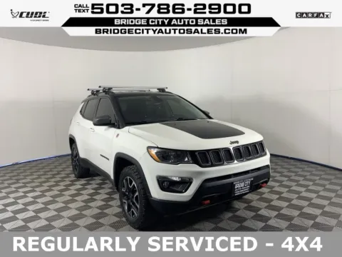 White 2020 Jeep Compass Trailhawk for sale in Milwaukie, OR