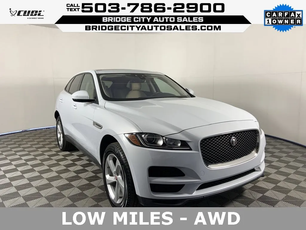 White 2017 Jaguar F-PACE 35t Premium for sale in Milwaukie, OR