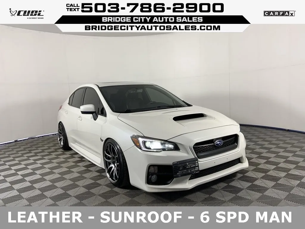 White 2017 Subaru WRX Limited for sale in Milwaukie, OR