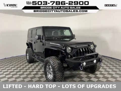 Black 2008 Jeep Wrangler Unlimited Rubicon for sale in Milwaukie, OR