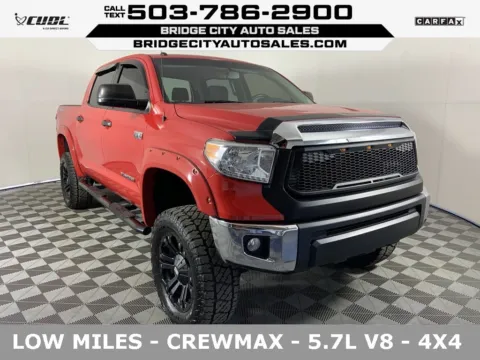 Red 2014 Toyota Tundra 4WD Truck SR5 for sale in Milwaukie, OR