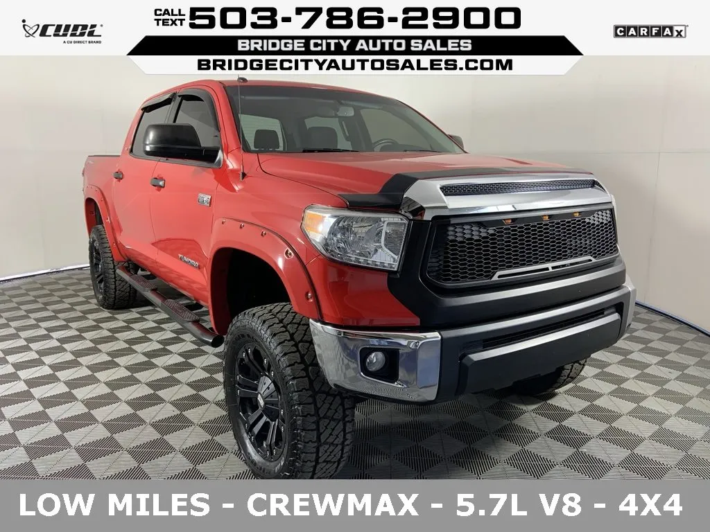 Red 2014 Toyota Tundra 4WD Truck SR5 for sale in Milwaukie, OR