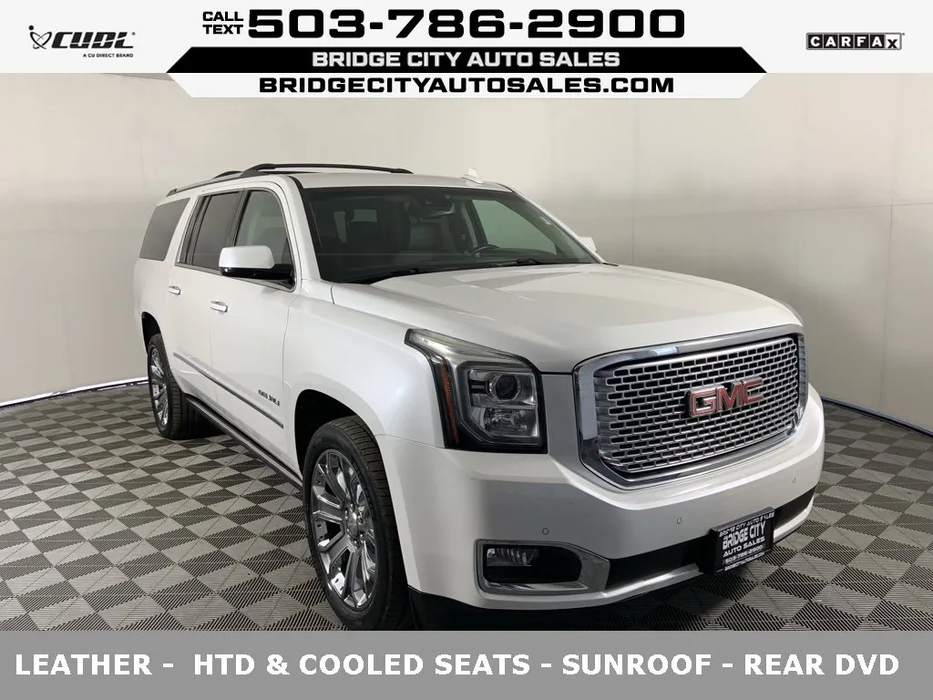 White 2016 GMC Yukon XL Denali for sale in Milwaukie, OR