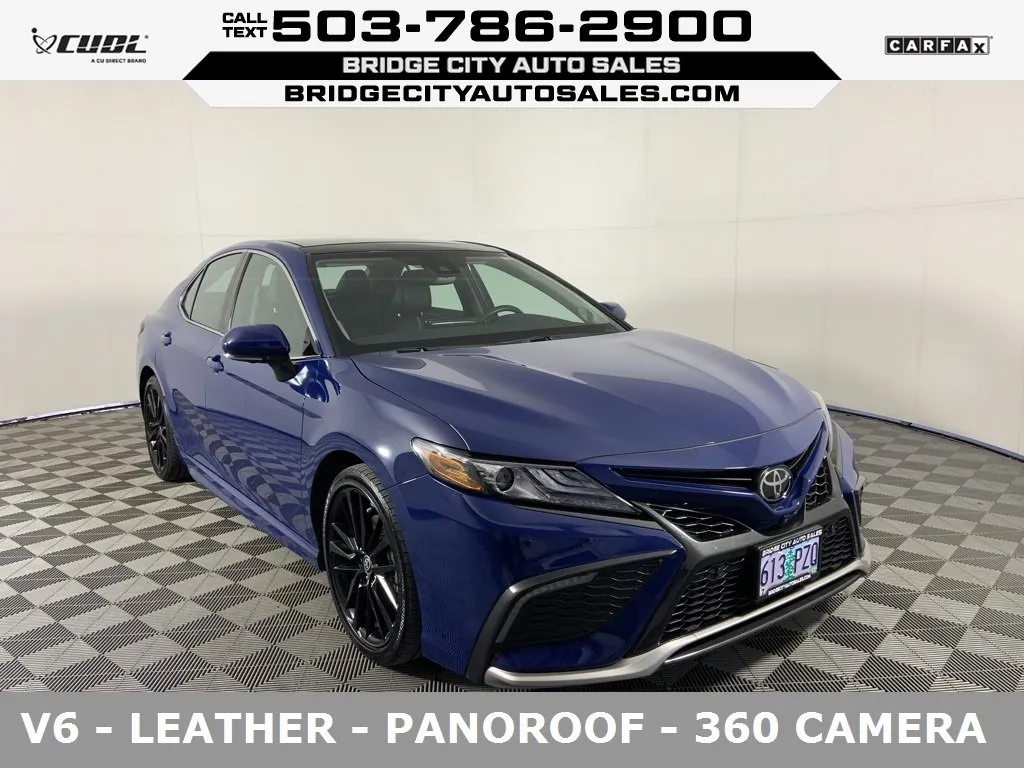 Blue 2024 Toyota Camry XSE V6 for sale in Milwaukie, OR