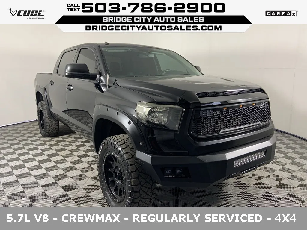 Black 2017 Toyota Tundra SR5 for sale in Milwaukie, OR