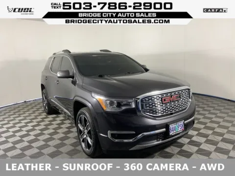 Gray 2017 GMC Acadia Denali for sale in Milwaukie, OR