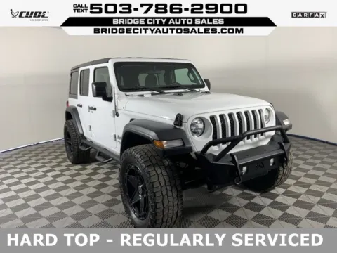 White 2019 Jeep Wrangler Unlimited Sport S for sale in Milwaukie, OR