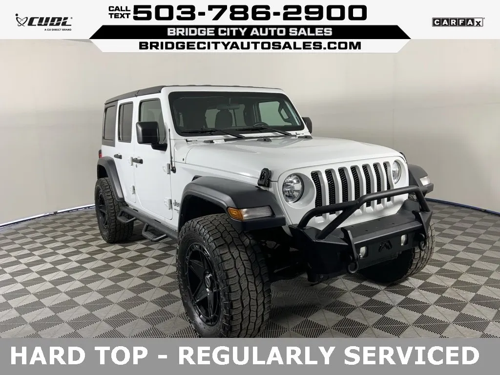 White 2019 Jeep Wrangler Unlimited Sport S for sale in Milwaukie, OR