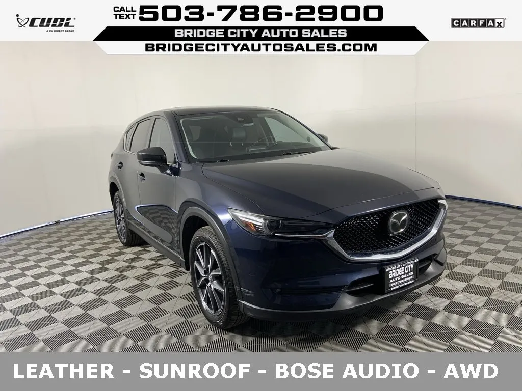 Blue 2017 Mazda CX-5 Grand Touring for sale in Milwaukie, OR