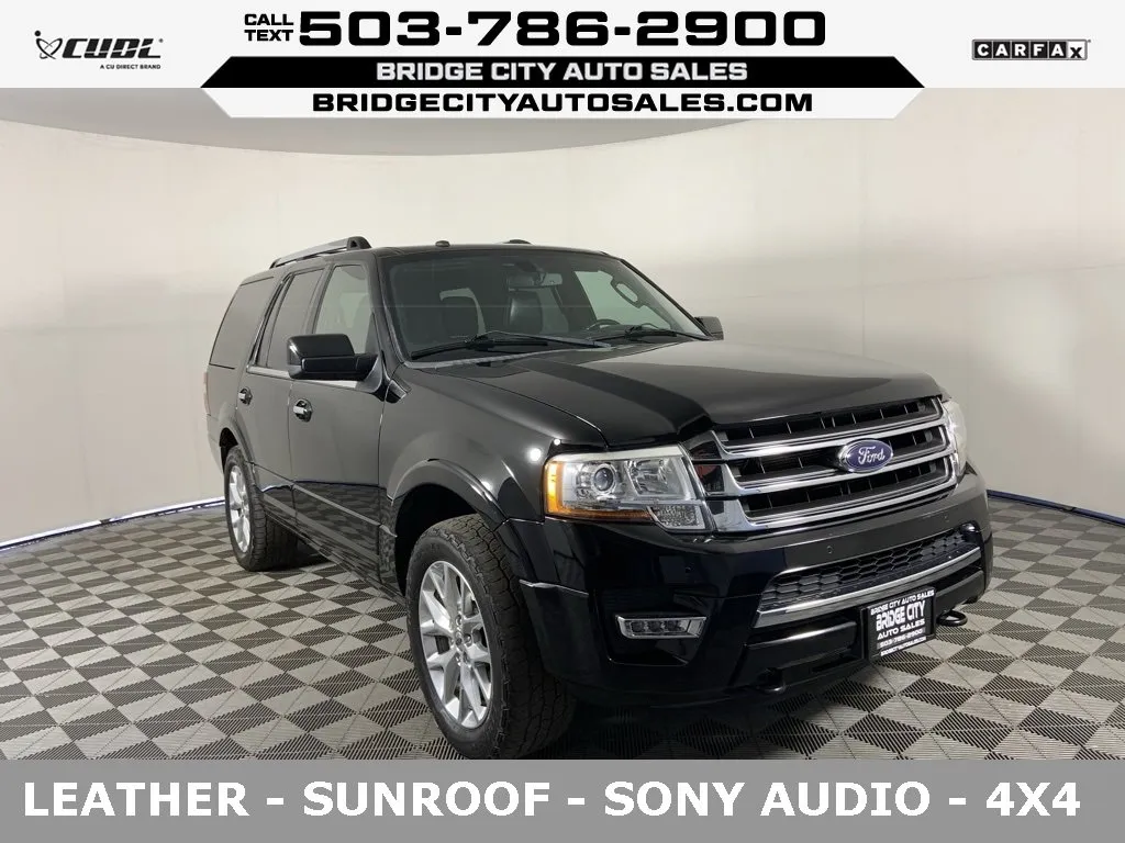 Black 2017 Ford Expedition Limited for sale in Milwaukie, OR