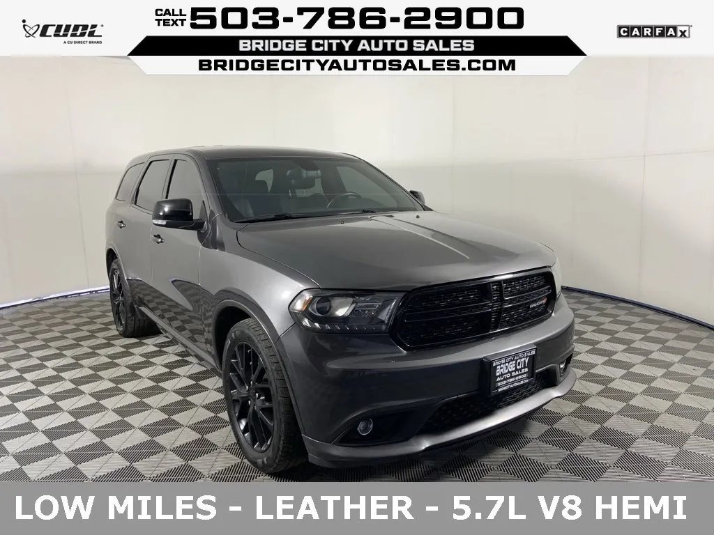 Gray 2014 Dodge Durango R/T for sale in Milwaukie, OR