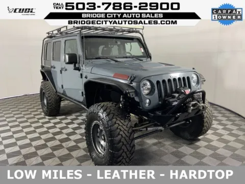 Blue 2015 Jeep Wrangler Unlimited Rubicon for sale in Milwaukie, OR