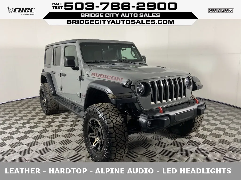 Gray 2019 Jeep Wrangler Unlimited Rubicon for sale in Milwaukie, OR