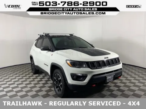 White 2020 Jeep Compass Trailhawk for sale in Milwaukie, OR