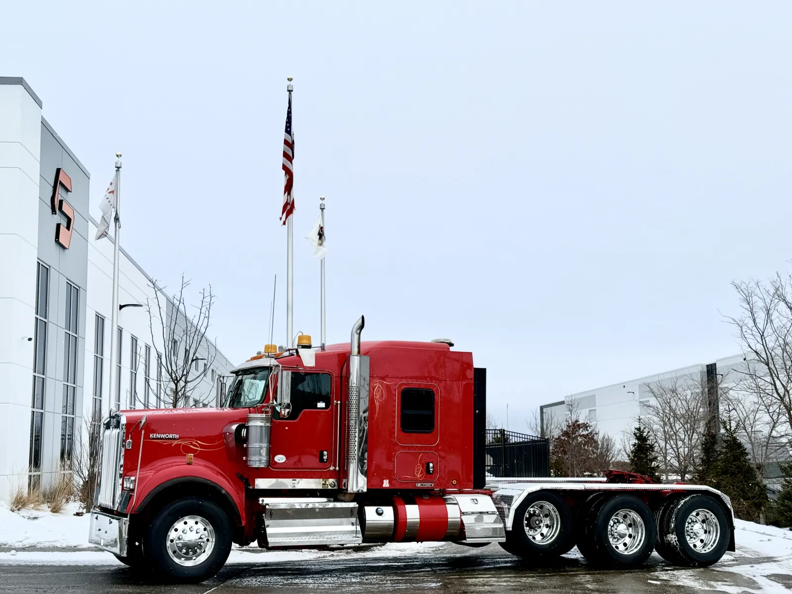 2015 KENWORTH W900 for sale in New Lenox, IL