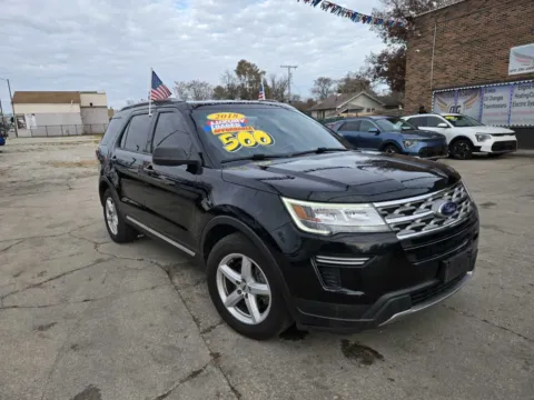 Black 2018 Ford Explorer XLT for sale in Gary, IN