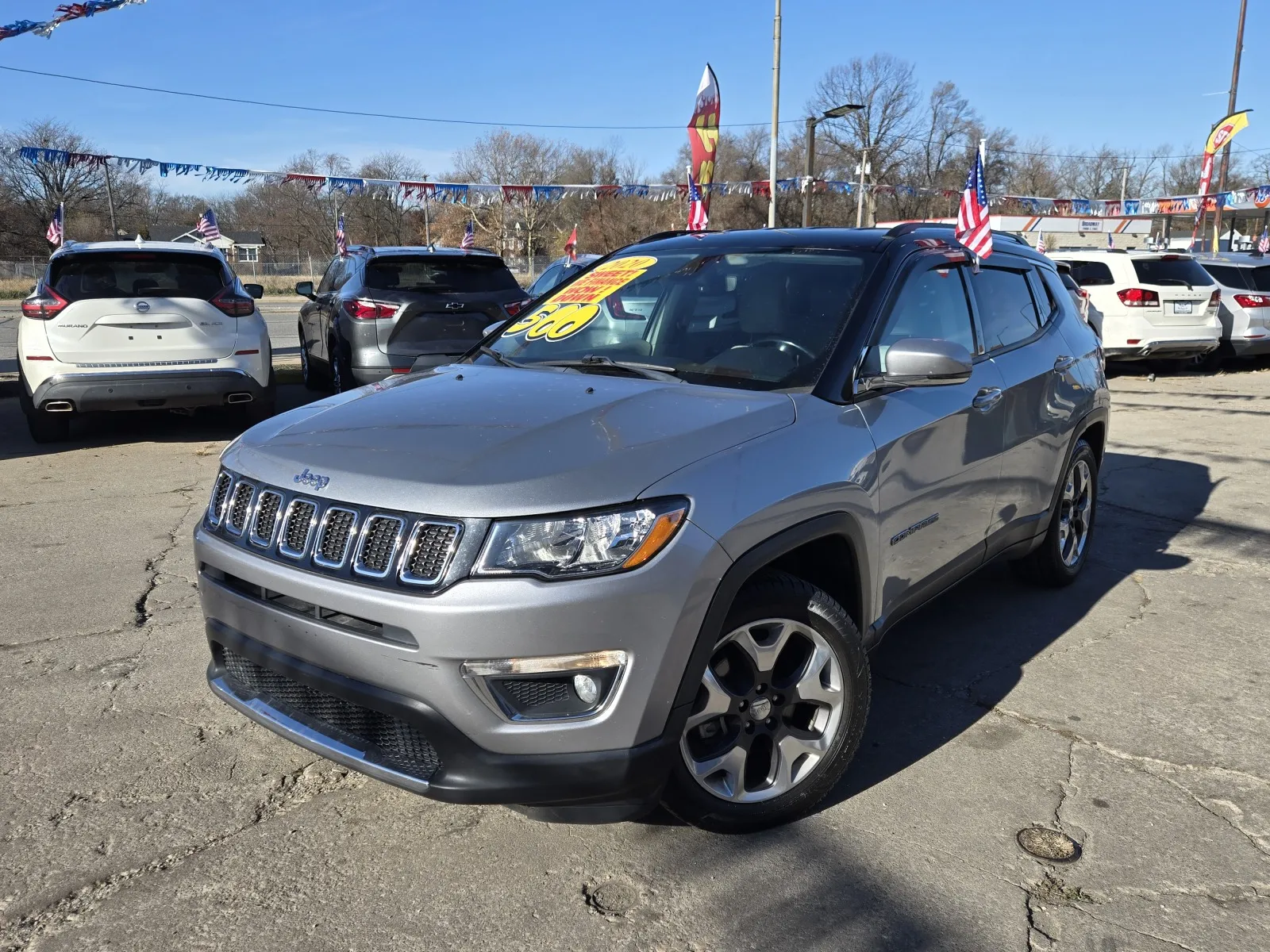 Silver 2020 Jeep Compass for sale in Gary, IN