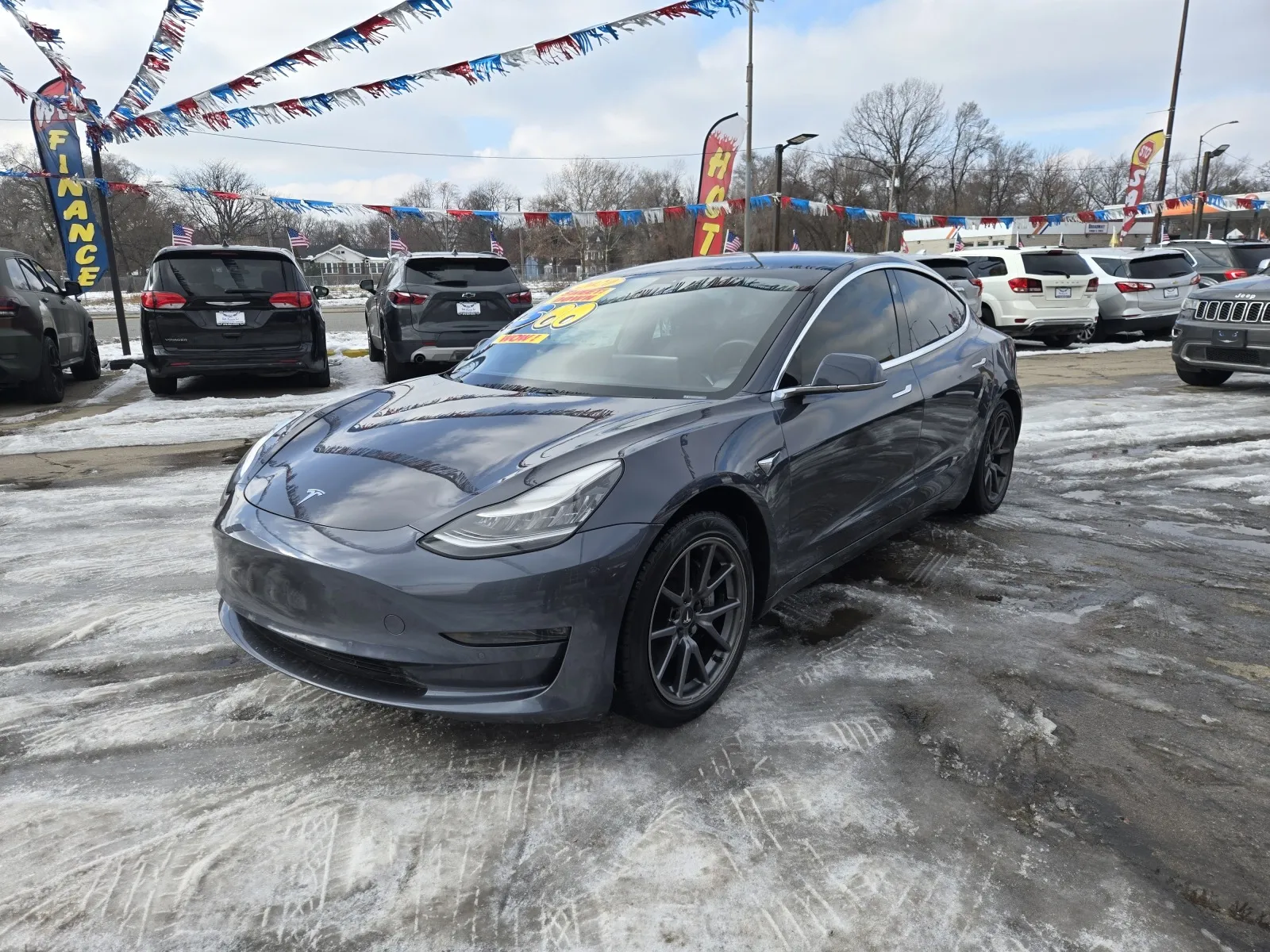 Silver 2020 Tesla Model 3 for sale in Gary, IN