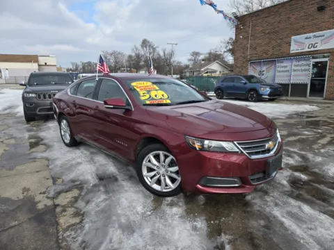 Red 2017 Chevrolet Impala LT for sale in Gary, IN
