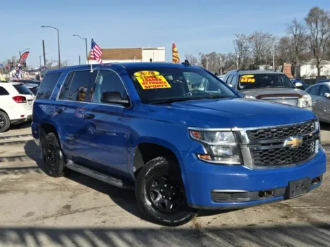 Blue 2016 Chevrolet Tahoe Police for sale in Gary, IN