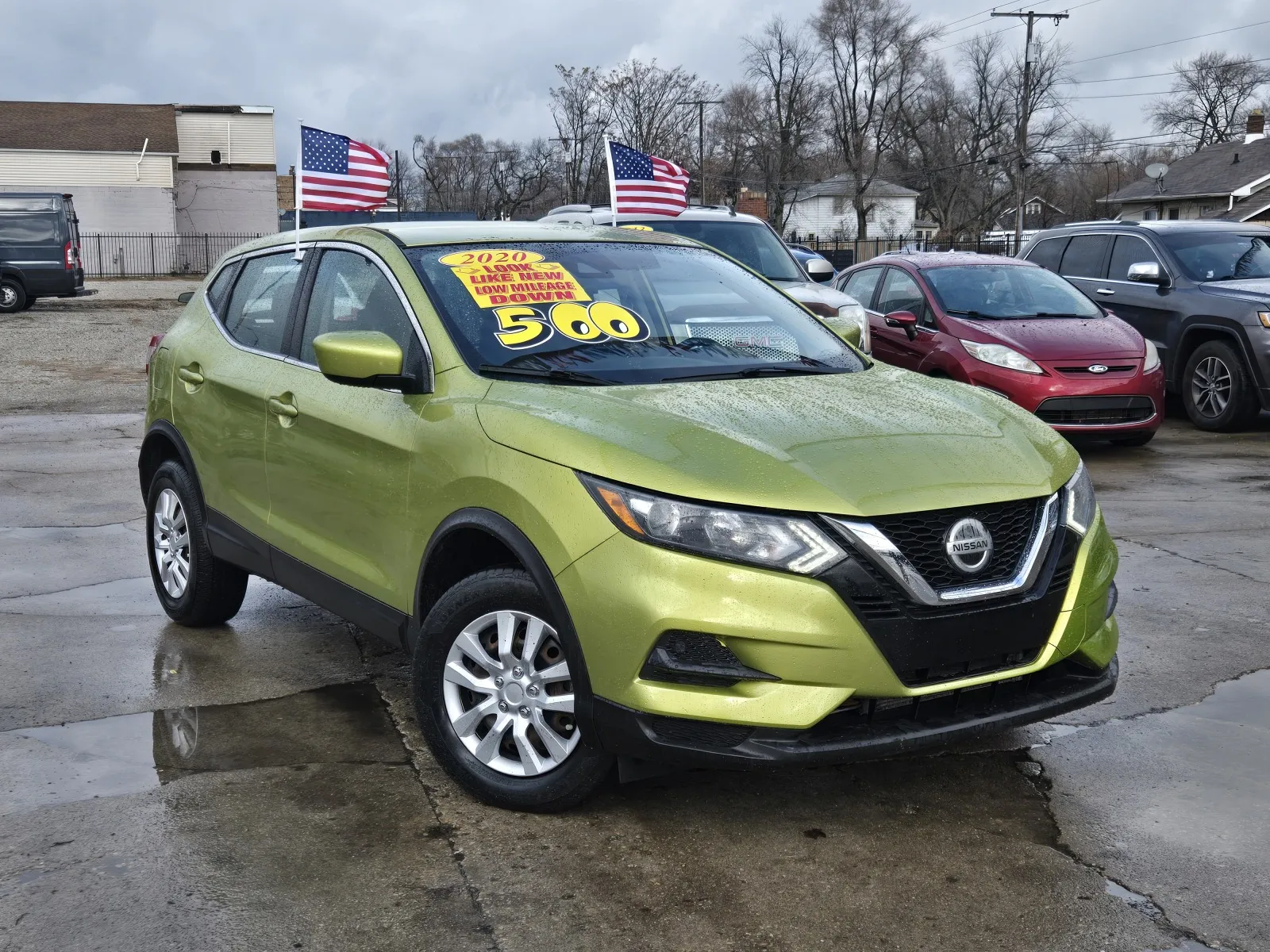 Green 2020 Nissan Rogue Sport S for sale in Gary, IN