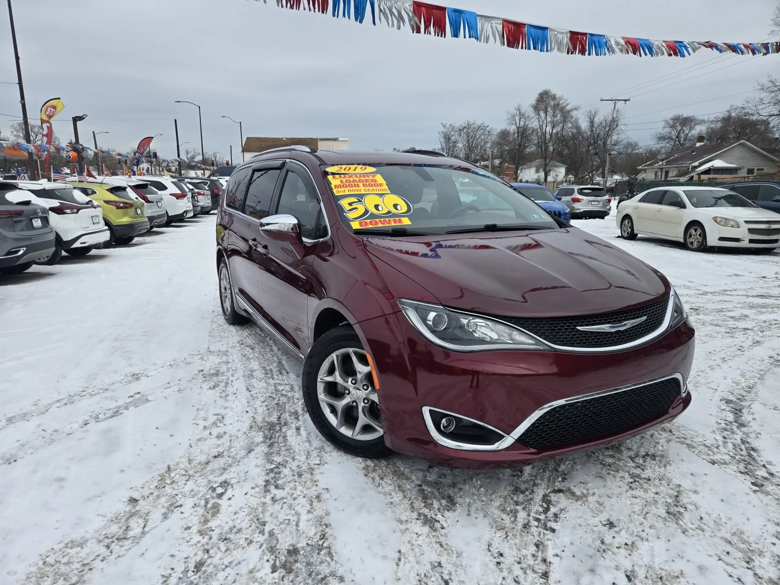 Red 2019 Chrysler Pacifica for sale in Gary, IN