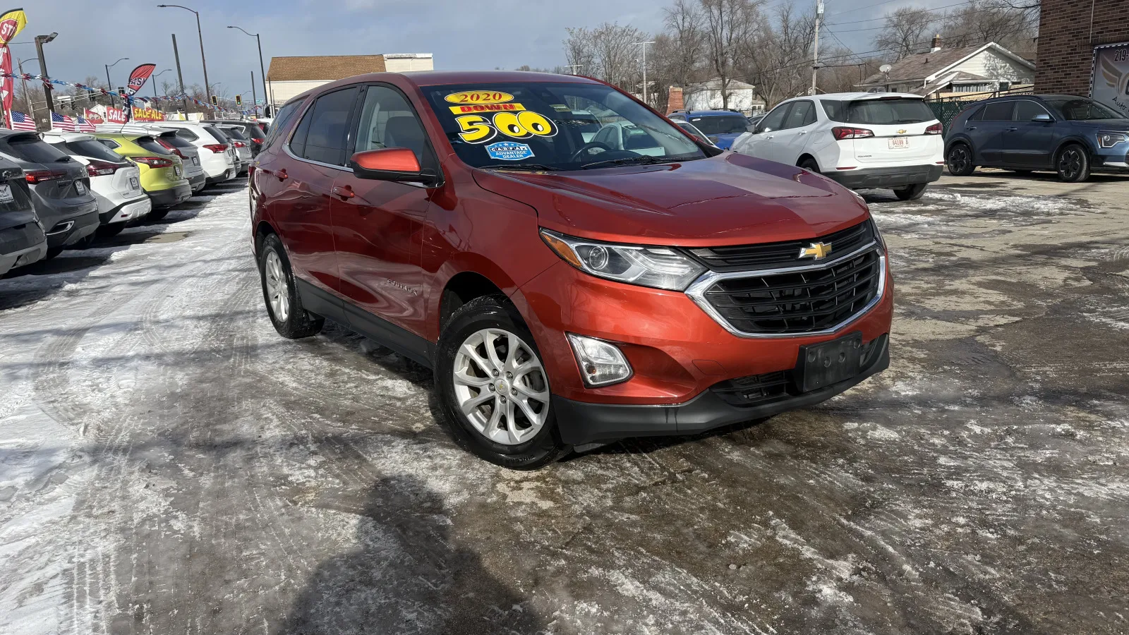 Red 2020 Chevrolet Equinox LT for sale in Gary, IN