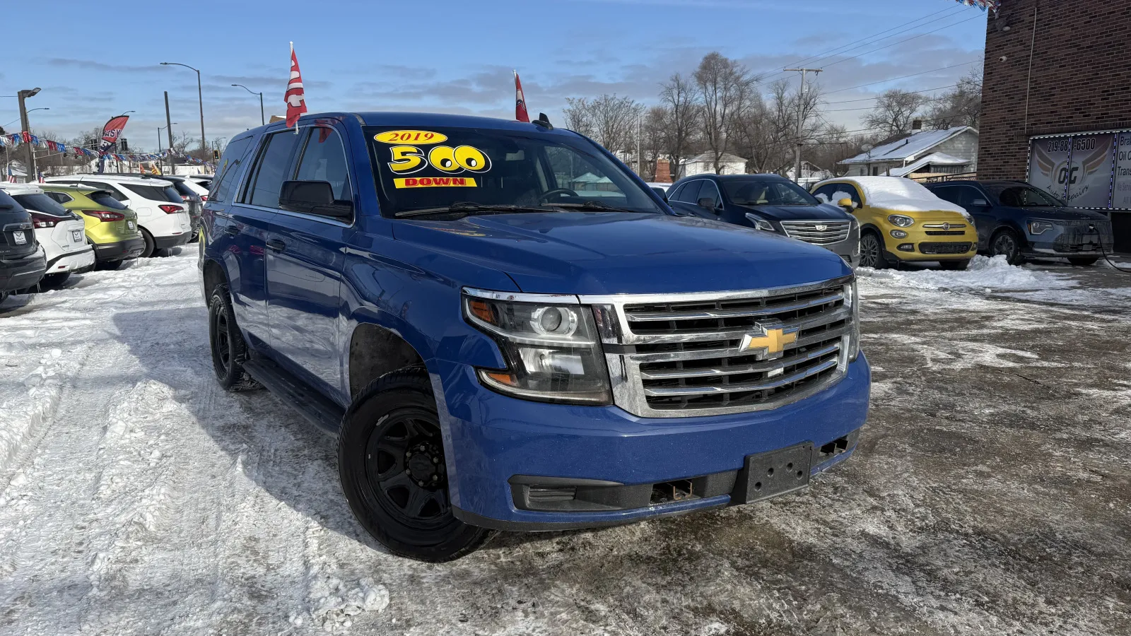 Blue 2019 Chevrolet Tahoe Police for sale in Gary, IN