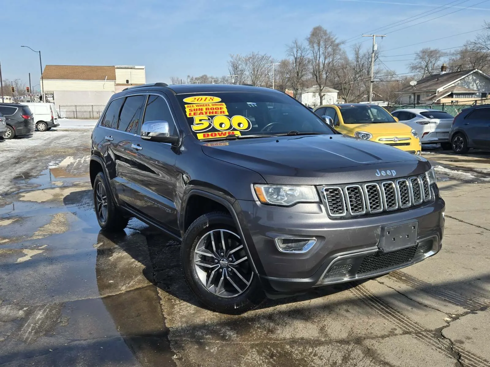 Black 2018 Jeep Grand Cherokee Limited for sale in Gary, IN