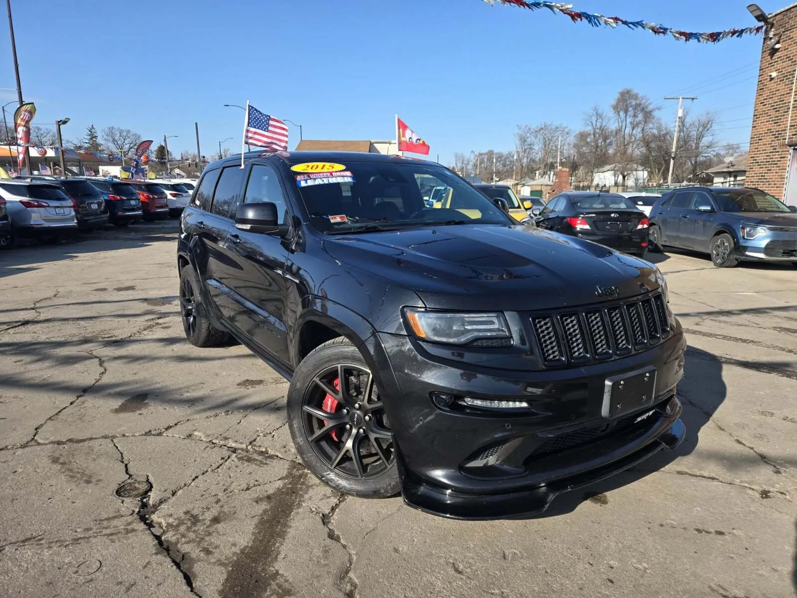 Black 2015 Jeep Grand Cherokee SRT for sale in Gary, IN