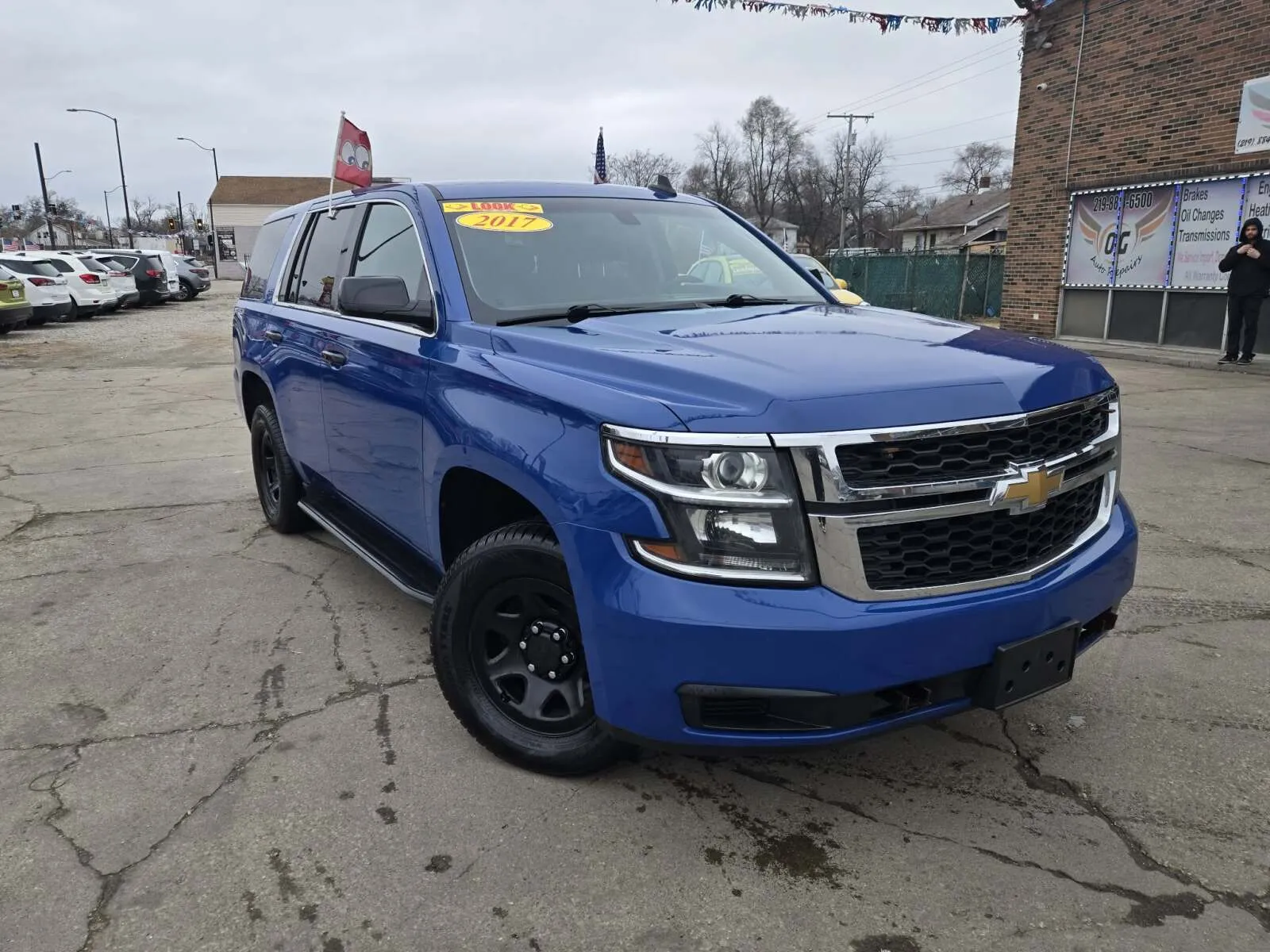 Blue 2017 Chevrolet Tahoe Police for sale in Gary, IN