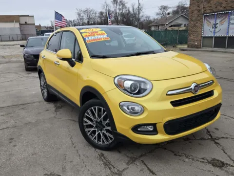 Yellow 2017 FIAT 500X Lounge for sale in Gary, IN
