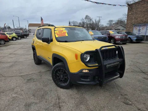 Yellow 2017 Jeep Renegade Sport for sale in Gary, IN