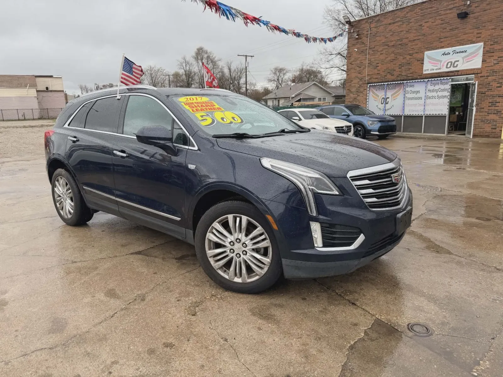 Blue 2017 Cadillac XT5 Premium Luxury for sale in Gary, IN