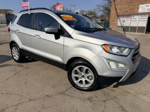 Silver 2020 Ford EcoSport SE for sale in Gary, IN
