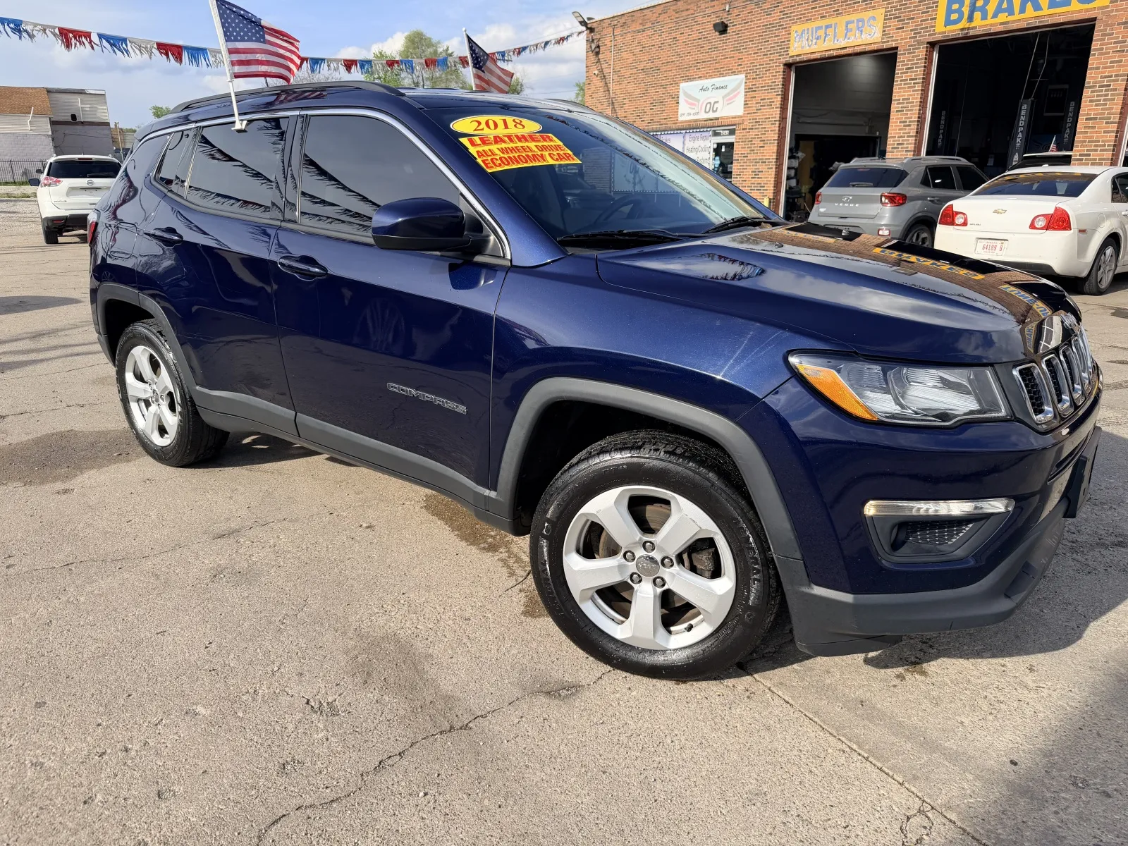 Blue 2018 Jeep Compass North for sale in Gary, IN