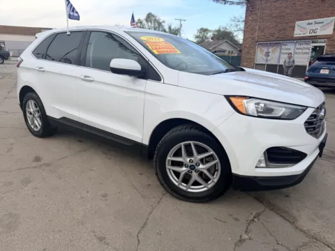 White 2021 Ford Edge for sale in Gary, IN