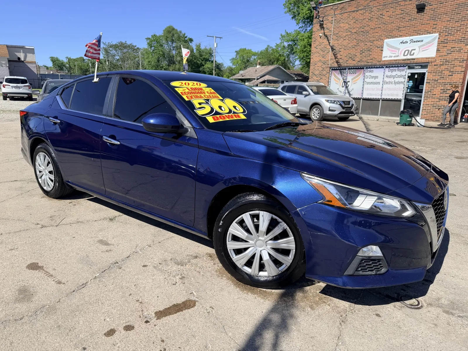 Blue 2020 Nissan Altima 2.5 S for sale in Gary, IN