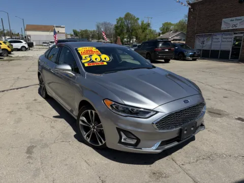 Silver 2020 Ford Fusion Titanium for sale in Gary, IN
