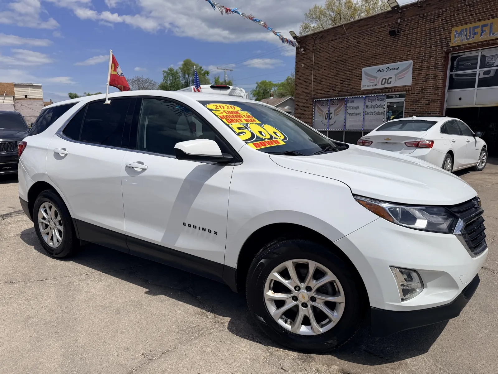 White 2020 Chevrolet Equinox LT for sale in Gary, IN