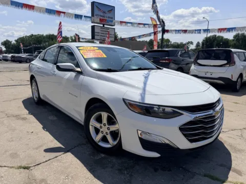 White 2023 Chevrolet Malibu LS Fleet for sale in Gary, IN